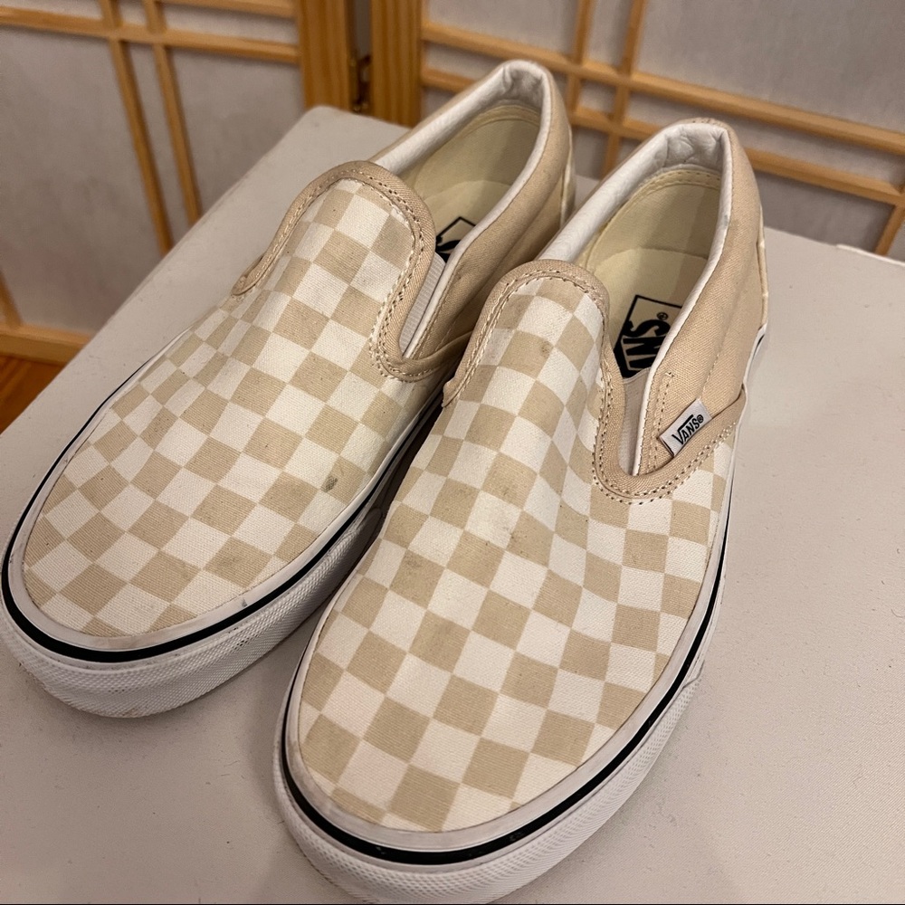 Vans classic checkered slip-on sneakers